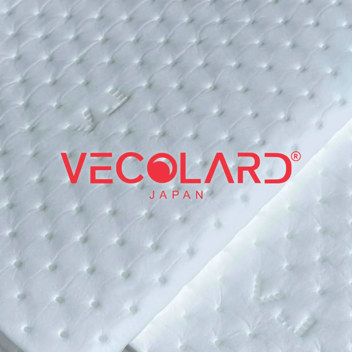 VECOLARD JAPANのロゴと吸着マットの生地